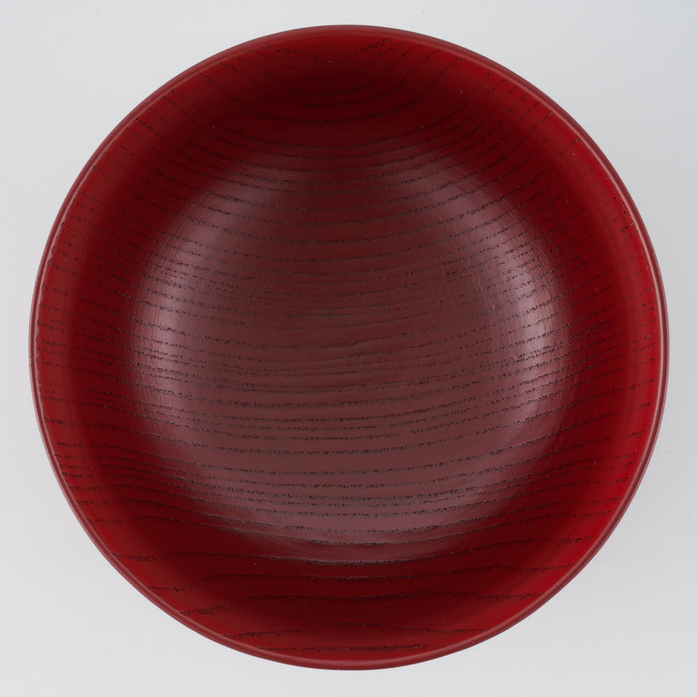 土直漆器 欅(けやき)羽反椀 朱 土直漆器 木工もの