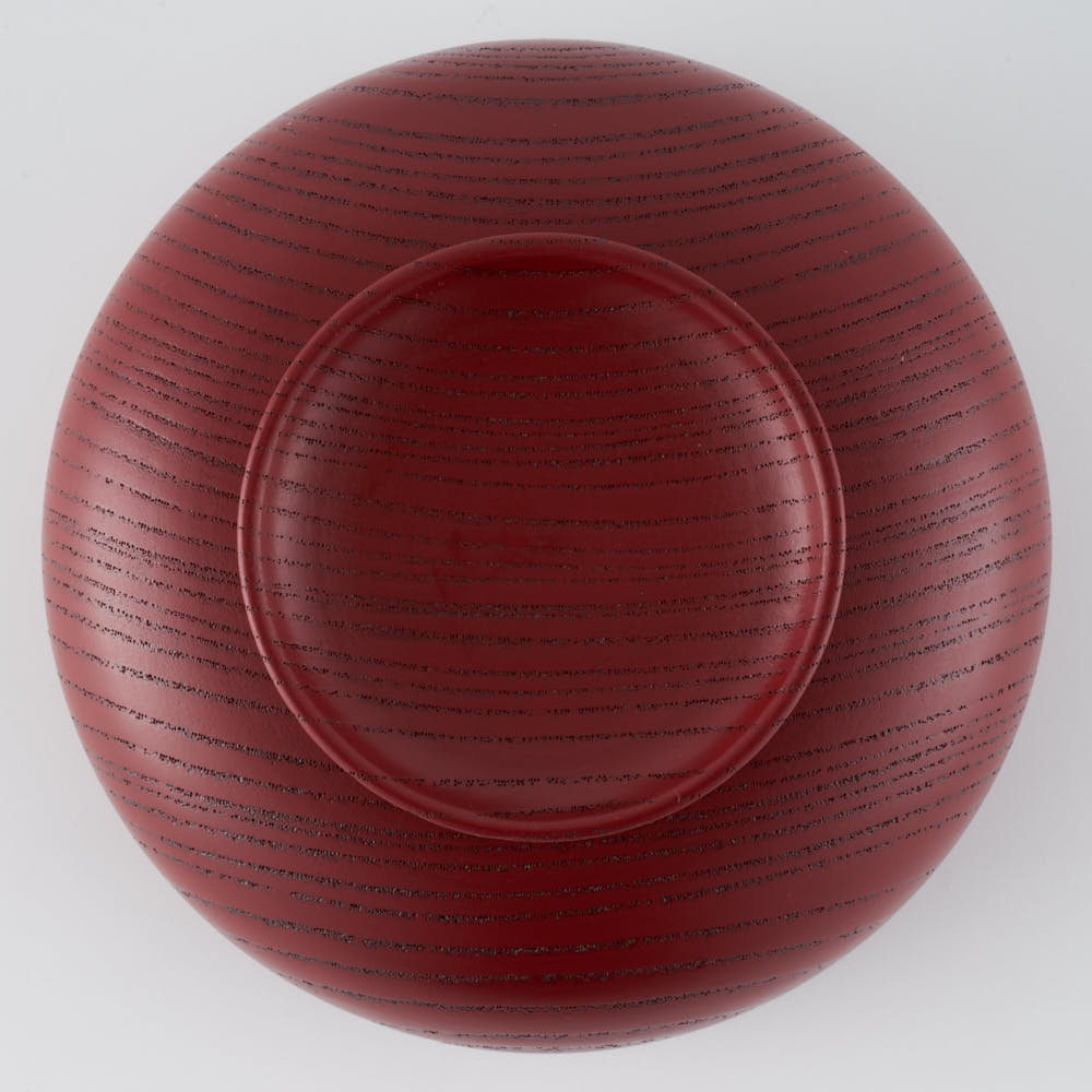 土直漆器 欅(けやき)羽反椀 朱 土直漆器 木工もの