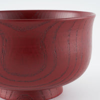 土直漆器 欅(けやき)羽反椀 朱 土直漆器 木工もの