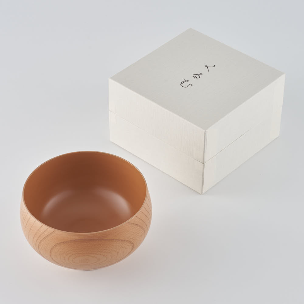 土直漆器 組椀(中) 白 土直漆器 木工もの