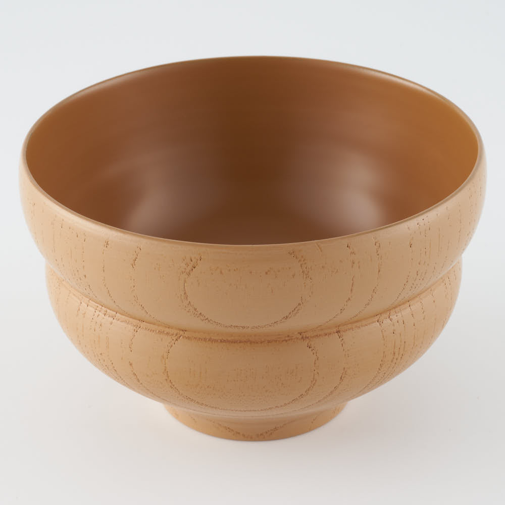 土直漆器 もっこ型汁椀 白 土直漆器 木工もの