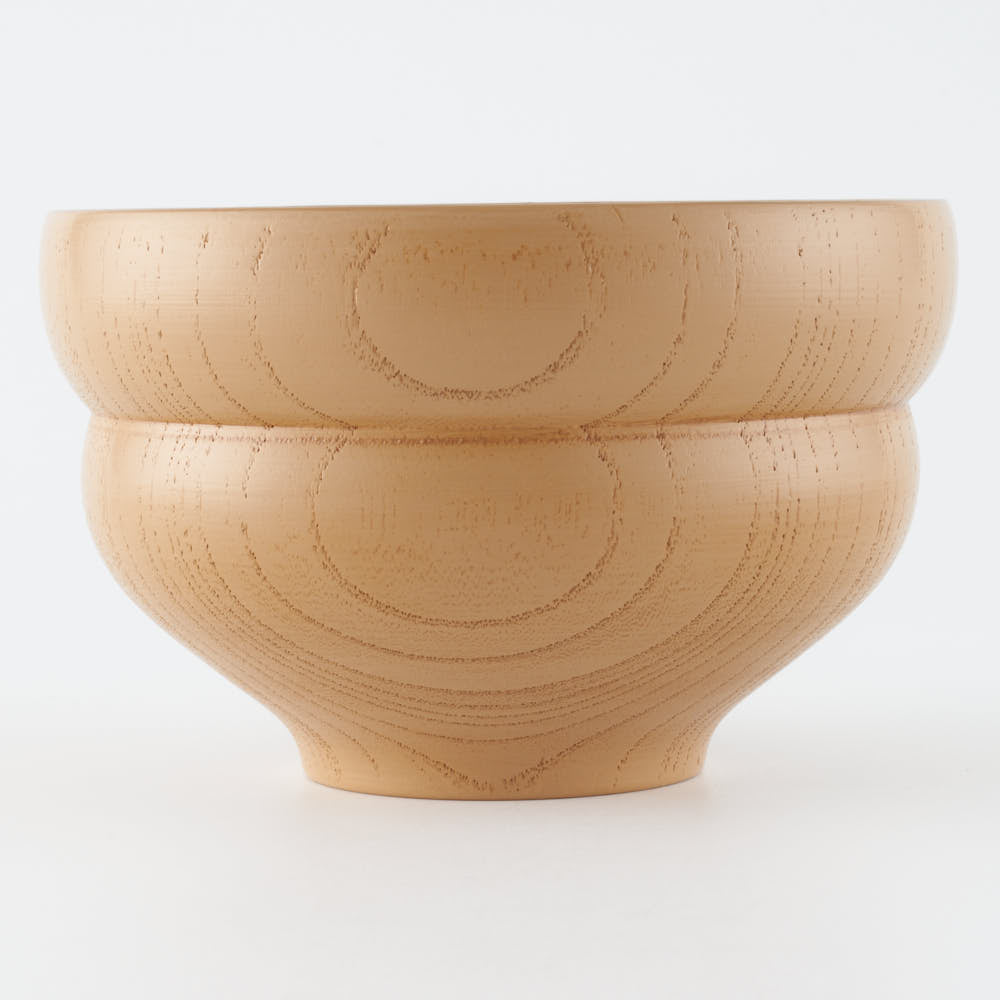 土直漆器 もっこ型汁椀 白 土直漆器 木工もの