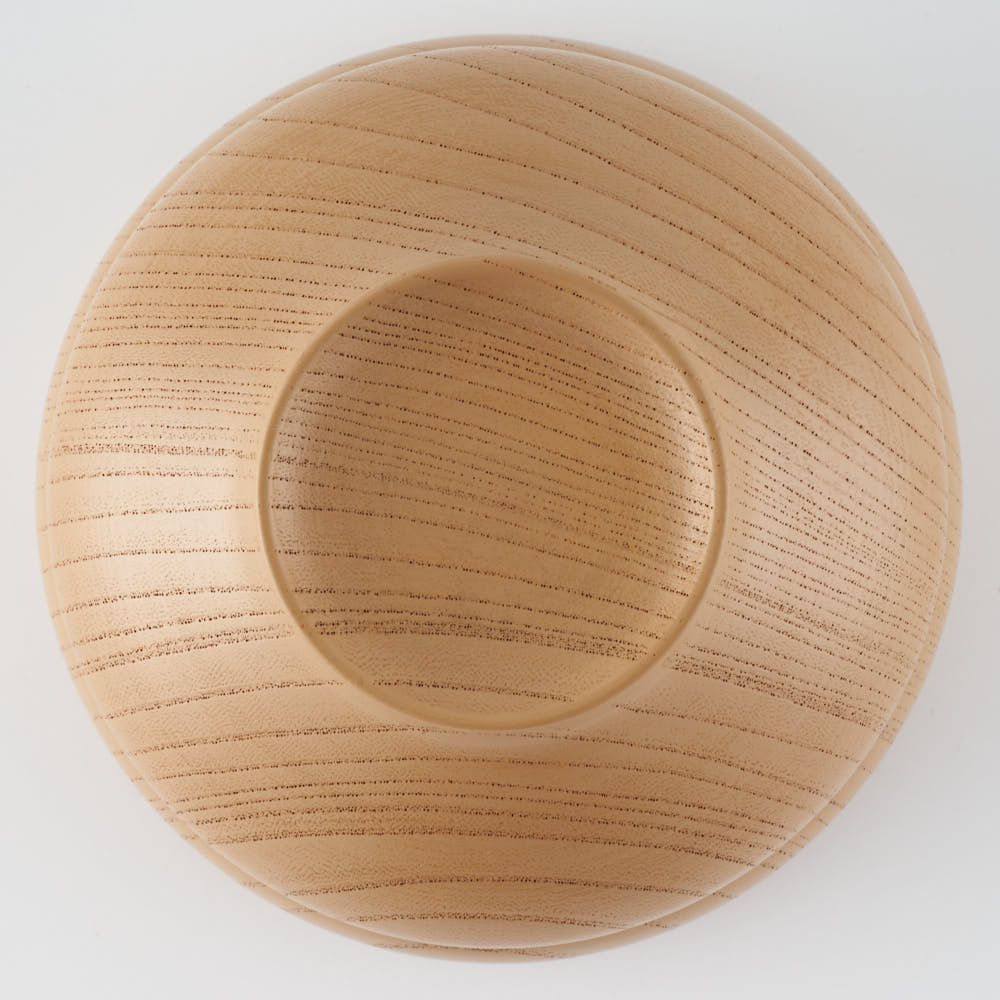 土直漆器 もっこ型汁椀 白 土直漆器 木工もの