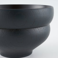 土直漆器 もっこ型汁椀 紺 土直漆器 木工もの