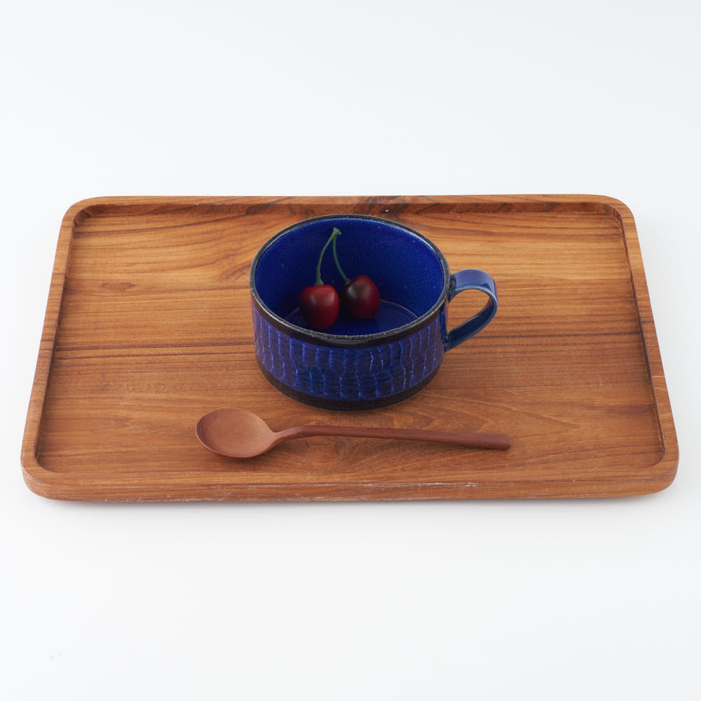 玉有 FD青釉打ち スープマグ ¥2,640 大人の焼き物