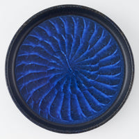 玉有 FD青釉打ち刷毛 珈琲カップソーサー 玉有 陶磁器作家もの