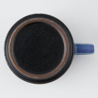 玉有 FD青釉打ち刷毛 珈琲カップソーサー 玉有 陶磁器作家もの