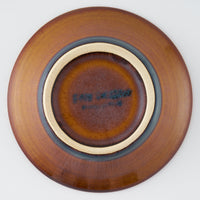 玉有 FD渕錆飴釉 仙茶碗&茶托 玉有 陶磁器作家もの