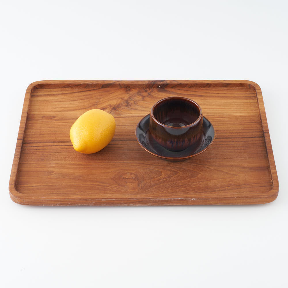 玉有 FD渕錆飴釉 仙茶碗&茶托 玉有 陶磁器作家もの