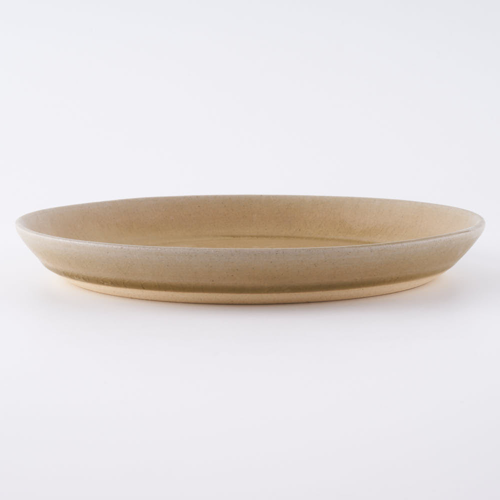 益子焼 ネギシ製陶 7寸平皿 ナチュラル ¥3,630 大人の焼き物