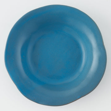 teto ceramics　リム皿(小)　青 teto ceramics 陶磁器作家もの