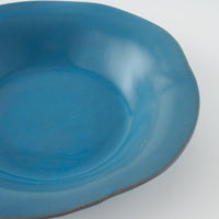 teto ceramics リム皿(小) 青 teto ceramics 陶磁器作家もの