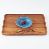 teto ceramics リム皿(小) 青 teto ceramics 陶磁器作家もの