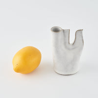 teto ceramics トリの一輪挿し 白マット