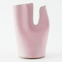 teto ceramics トリの一輪挿し ピンク teto ceramics 陶磁器作家もの