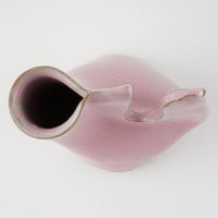 teto ceramics トリの一輪挿し ピンク teto ceramics 陶磁器作家もの