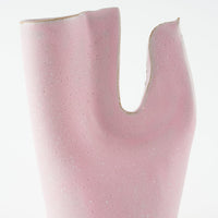 teto ceramics トリの一輪挿し ピンク teto ceramics 陶磁器作家もの