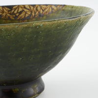作家 棚橋淳 織部 鉄絵飯碗 作家 棚橋淳 陶磁器作家もの
