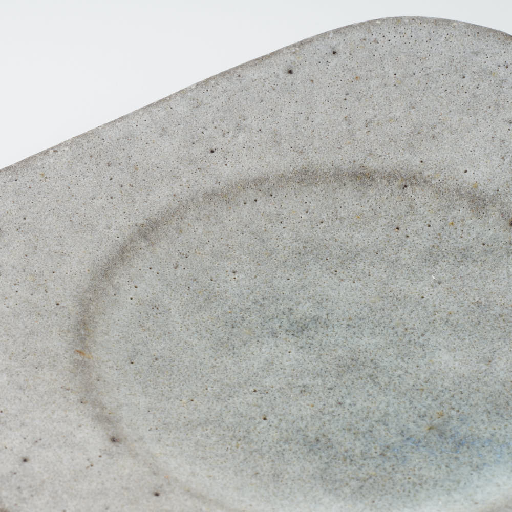 作家 鷲沢ワシ子 涎リムプレート 小 作家 鷲沢ワシ子 陶磁器作家もの