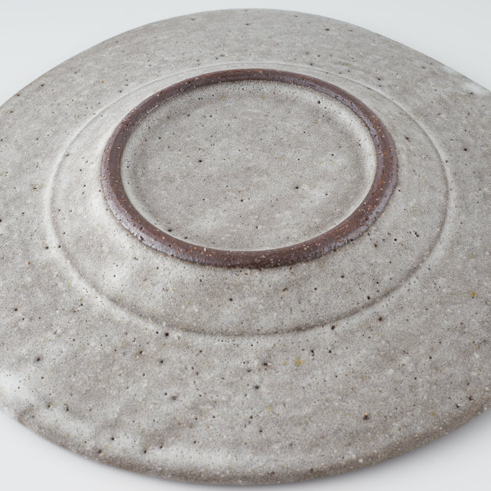 作家 鷲沢ワシ子 涎リムプレート 中 作家 鷲沢ワシ子 陶磁器作家もの