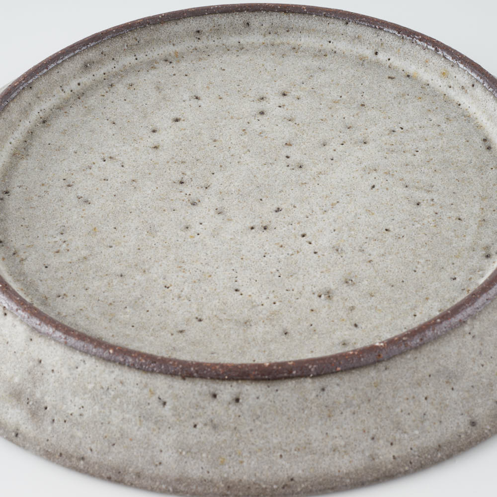 作家 鷲沢ワシ子 フラットプレート 中 作家 鷲沢ワシ子 陶磁器作家もの