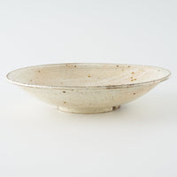 作家 井上茂 白彫り三島 7寸皿
