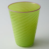 ガラス作家 北形槙子 poppin' amiami tumbler (LGR× PK) ガラス作家 北形槙子 ガラスもの