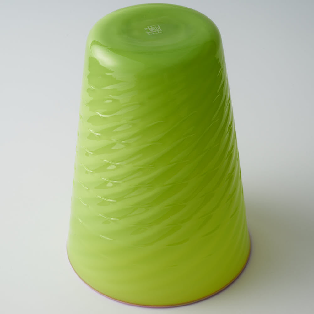 ガラス作家 北形槙子 poppin' amiami tumbler (LGR× PK) ガラス作家 北形槙子 ガラスもの