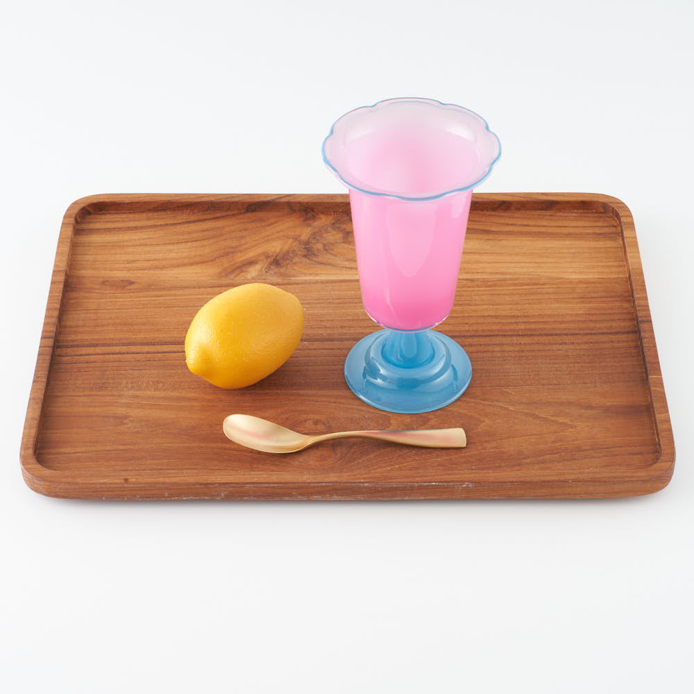 ガラス作家 北形槙子 poppin' parfait (PK×LBL) ¥17,600 大人の焼き物