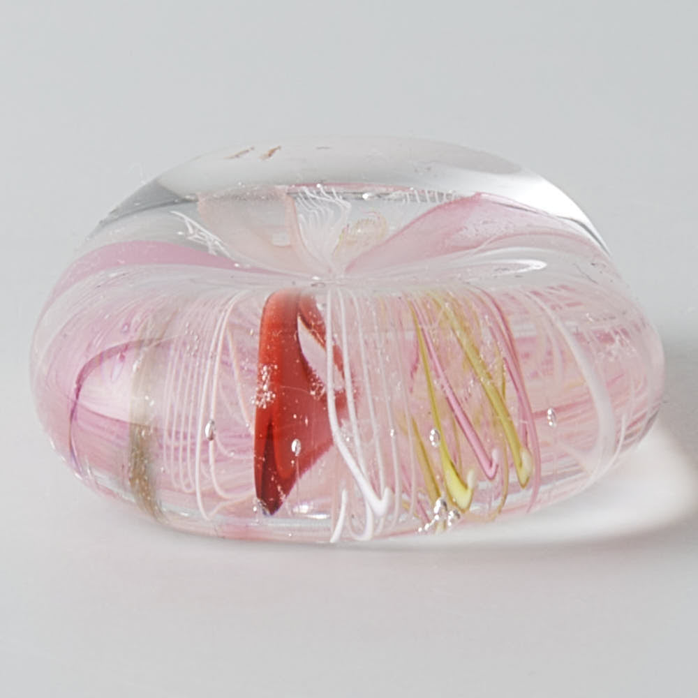 ガラス作家 北形槙子 彩色LACE 箸置き (PK) ガラス作家 北形槙子 ガラスもの