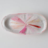 ガラス作家 北形槙子 彩色LACE 箸置き (PK) ガラス作家 北形槙子 ガラスもの