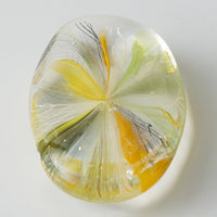 ガラス作家 北形槙子 彩色LACE 箸置き (LGR) ガラス作家 北形槙子 ガラスもの