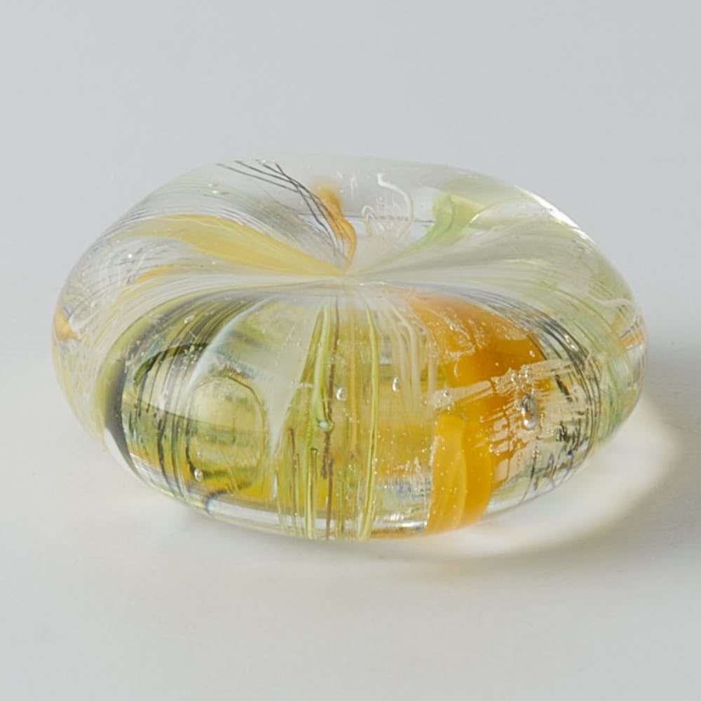 ガラス作家 北形槙子 彩色LACE 箸置き (LGR) ガラス作家 北形槙子 ガラスもの