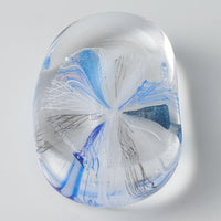 ガラス作家 北形槙子 彩色LACE 箸置き (BL) ガラス作家 北形槙子 ガラスもの