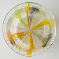 ガラス作家 北形槙子 彩色LACE tumbler (LGR×YL/BK) ガラス作家 北形槙子 ガラスもの