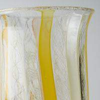 ガラス作家 北形槙子 彩色LACE tumbler (LGR×YL/BK) ガラス作家 北形槙子 ガラスもの