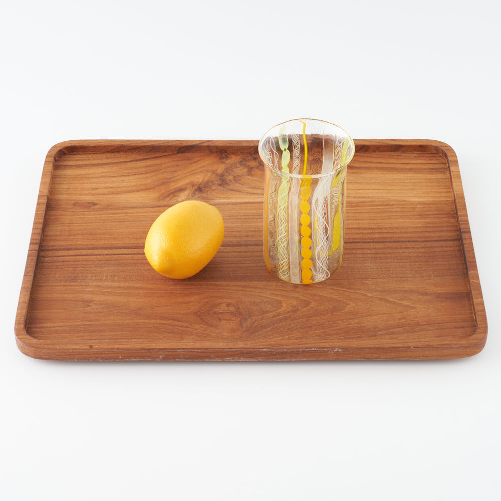 ガラス作家 北形槙子 彩色LACE tumbler (LGR×YL/BK) ガラス作家 北形槙子 ガラスもの