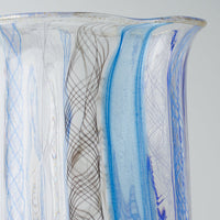 ガラス作家 北形槙子 彩色LACE tumbler (BL/BK) ガラス作家 北形槙子 ガラスもの