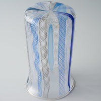 ガラス作家 北形槙子 彩色LACE tumbler (BL/BK) ガラス作家 北形槙子 ガラスもの