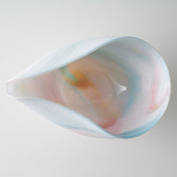 ガラス作家 飯田桜子 Underneath 片口 ピンク×ブルー ガラス作家 飯田桜子 ガラスもの