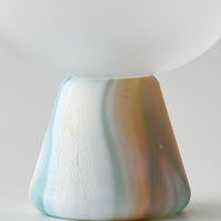 ガラス作家 飯田桜子 Underneath 盃 ピンク×ブルー ガラス作家 飯田桜子 ガラスもの