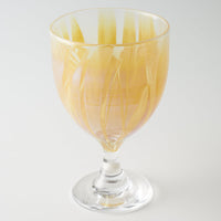 ガラス作家 飯田桜子 夕映えの刻 ゴブレット ガラス作家 飯田桜子 ガラスもの
