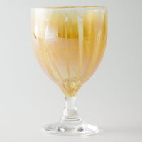 ガラス作家 飯田桜子 夕映えの刻 ゴブレット ガラス作家 飯田桜子 ガラスもの