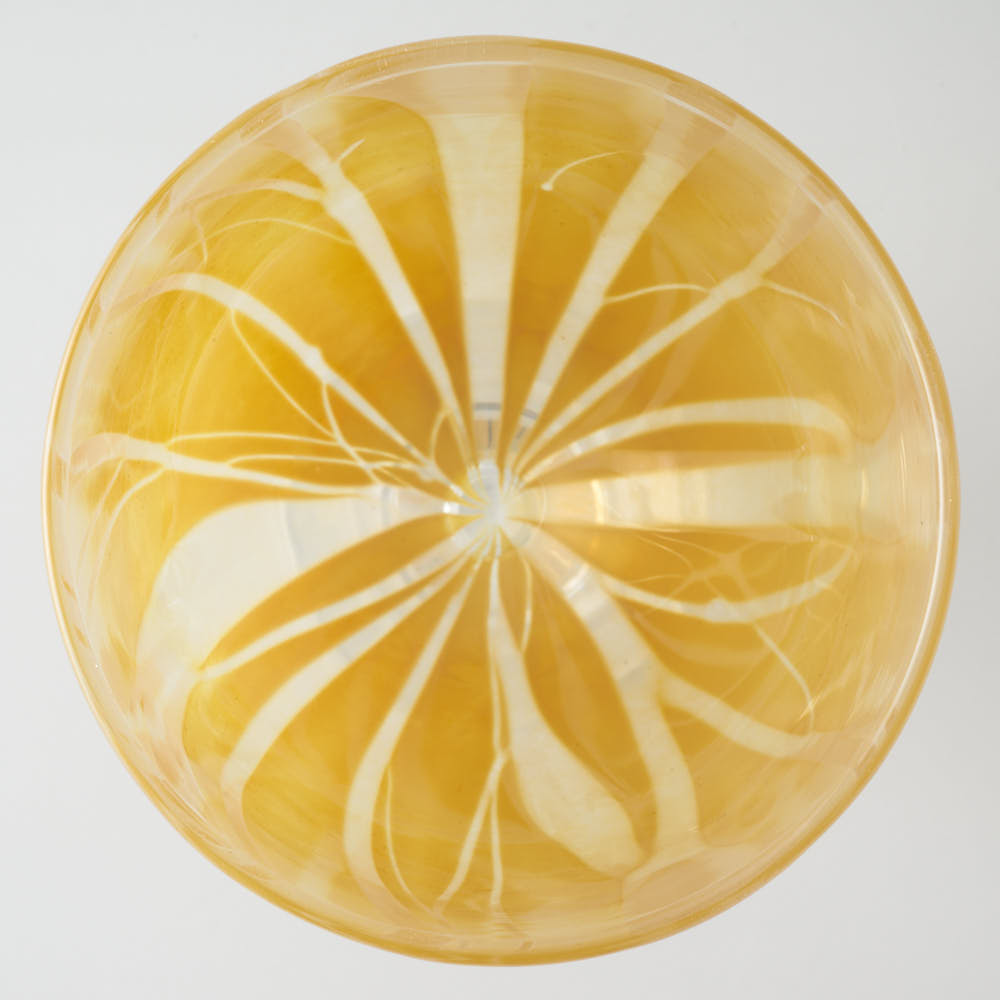 ガラス作家 飯田桜子 夕映えの刻 ゴブレット ガラス作家 飯田桜子 ガラスもの