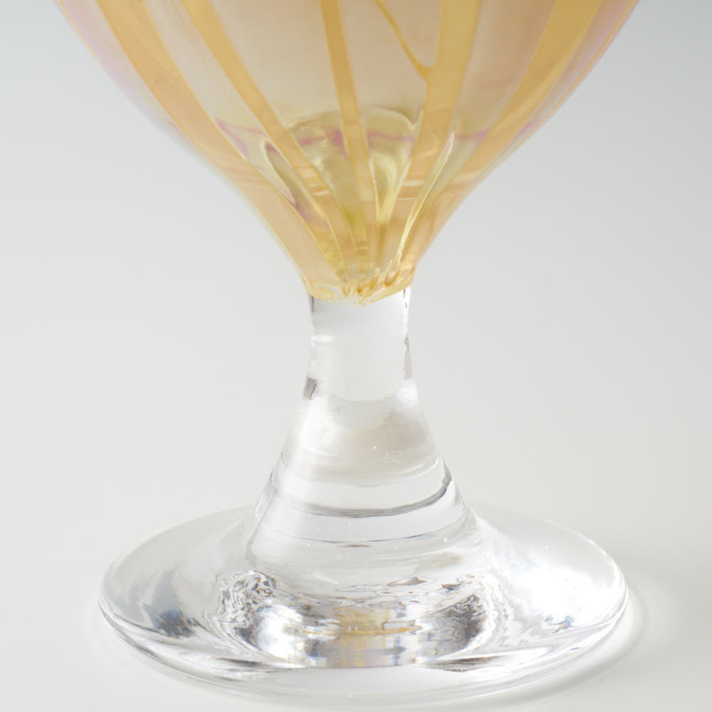 ガラス作家 飯田桜子 夕映えの刻 ゴブレット ガラス作家 飯田桜子 ガラスもの