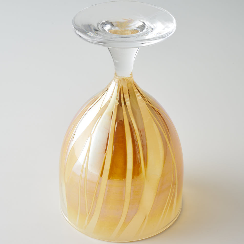 ガラス作家 飯田桜子 夕映えの刻 ゴブレット ガラス作家 飯田桜子 ガラスもの