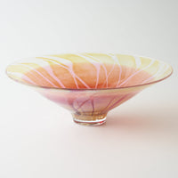 ガラス作家 飯田桜子 夕映えの刻 中鉢 ガラス作家 飯田桜子 ガラスもの