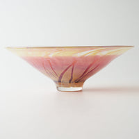 ガラス作家 飯田桜子 夕映えの刻 中鉢 ガラス作家 飯田桜子 ガラスもの