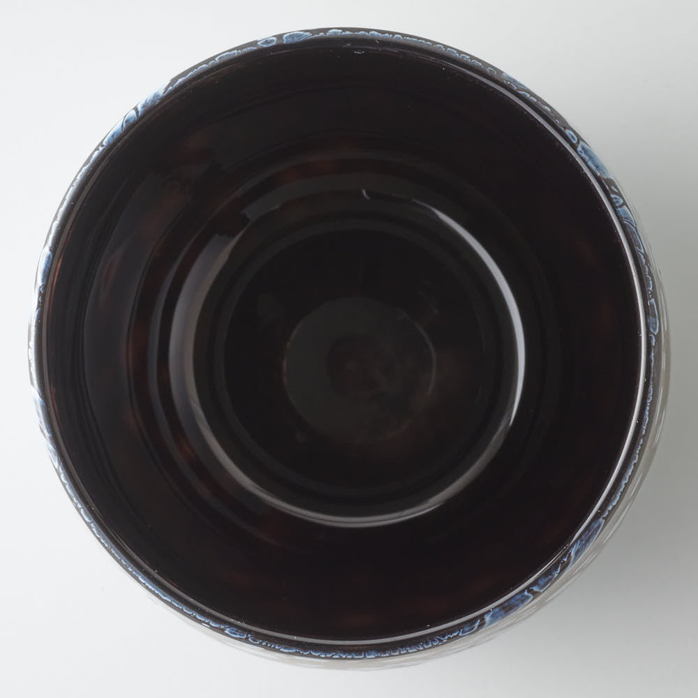 ガラス作家 飯田桜子 石墨紋 ロックグラス ガラス作家 飯田桜子 ガラスもの