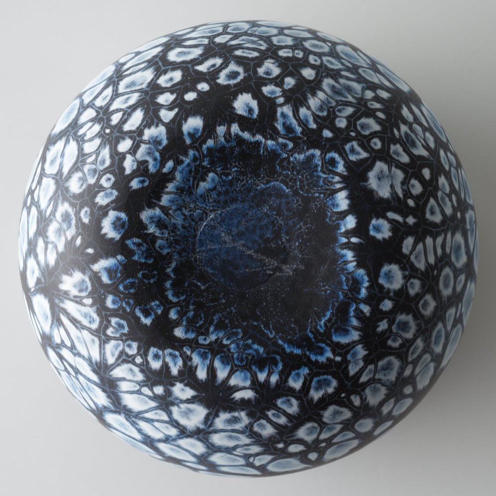 ガラス作家 飯田桜子 石墨紋 ロックグラス ガラス作家 飯田桜子 ガラスもの